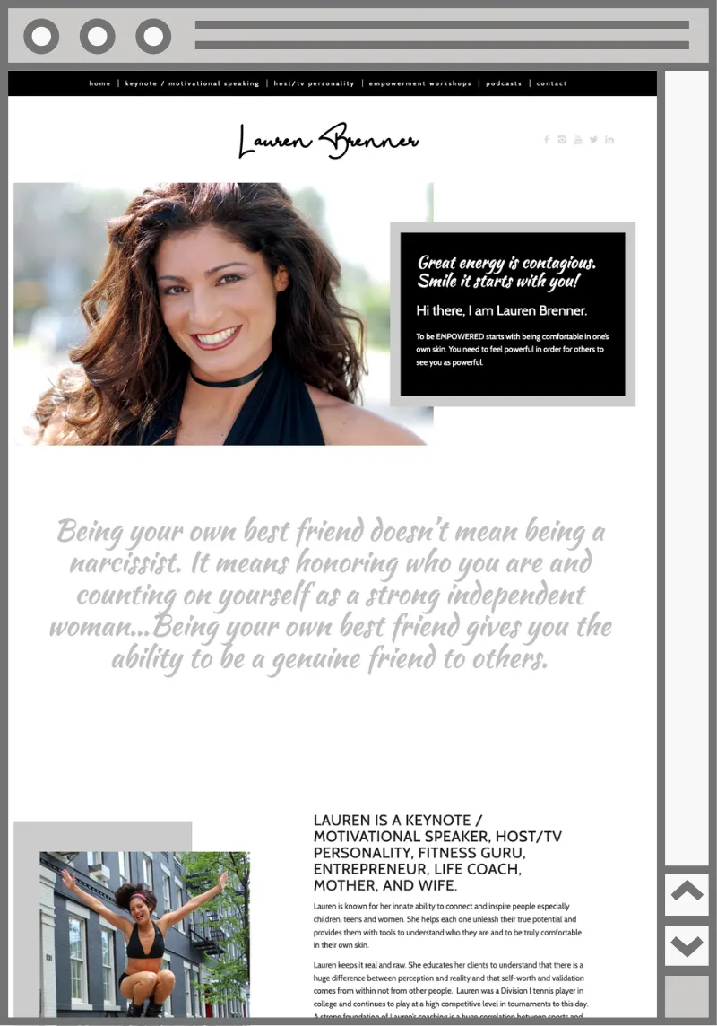 Vc Portfolio Browser Full Empowered With Lauren